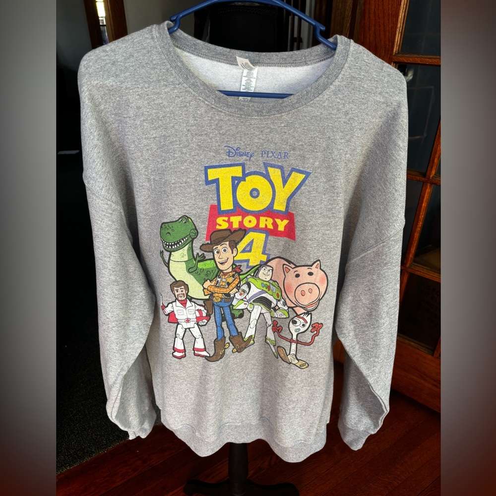 Toy Story 4 Gray Sweatshirt